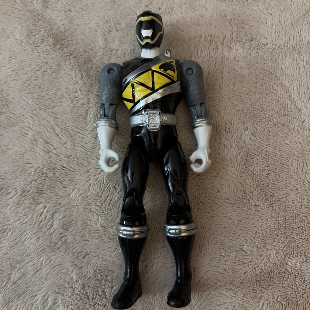 Power Rangers Dino Charge Black Ranger 5" Bandai Action Figure
